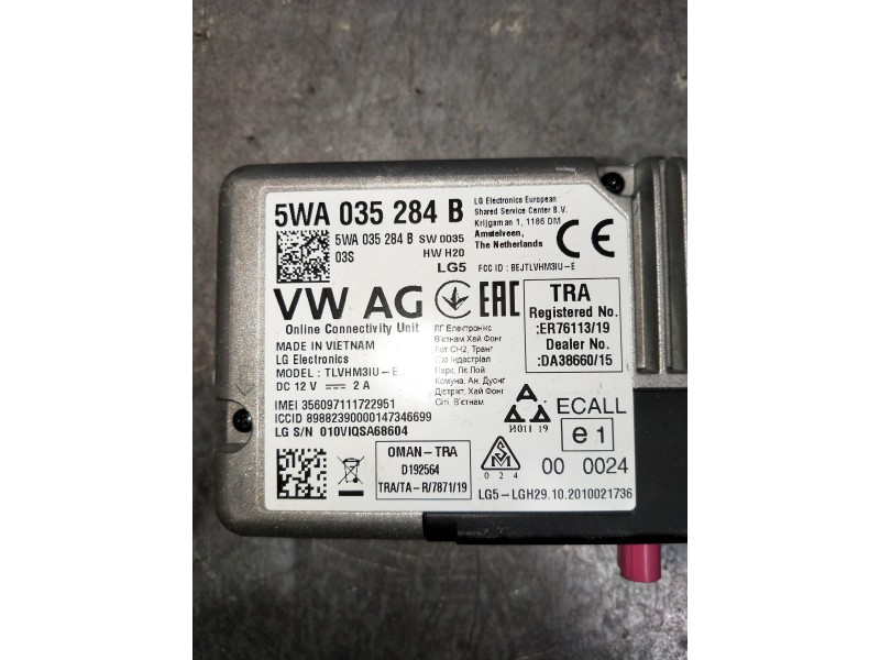 Recambio de modulo electronico para seat ateca (kh7) style go referencia OEM IAM 5WA035284B  