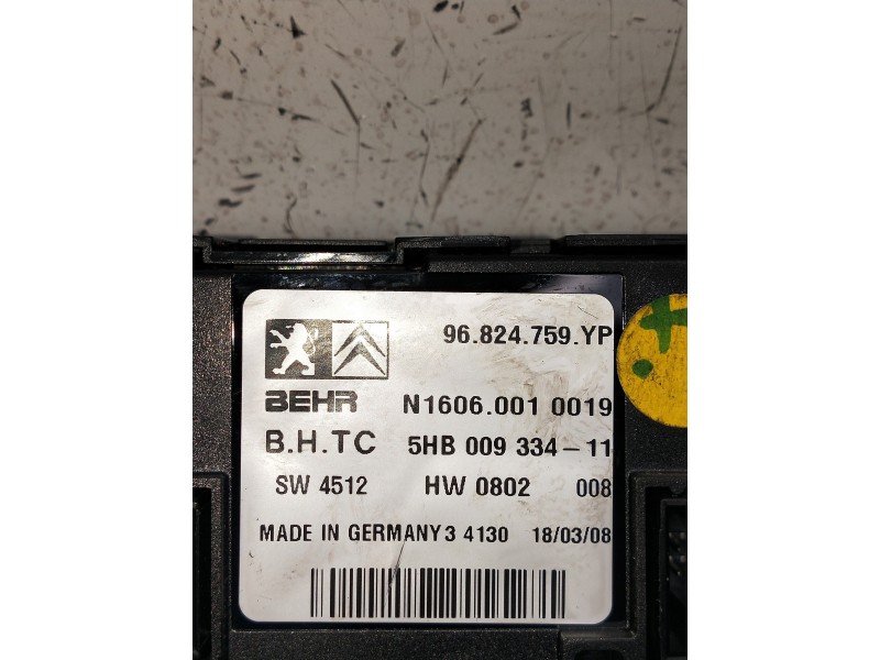 Recambio de mando calefaccion / aire acondicionado para peugeot 407 sw premium referencia OEM IAM 5HB00933411  