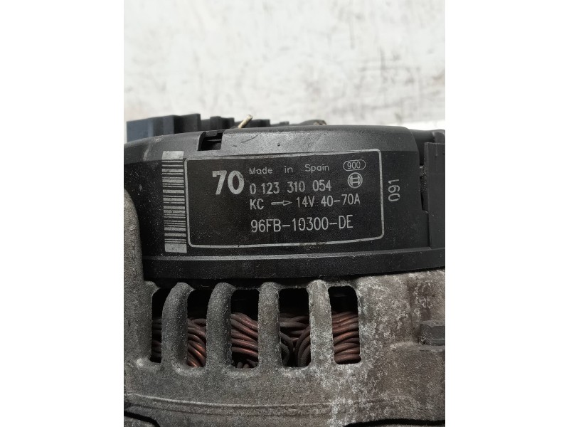 Recambio de alternador para ford fiesta berlina (dx) ambiente referencia OEM IAM 0123310054 96FB10300DE 