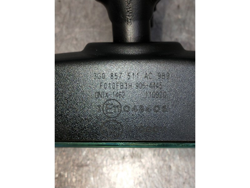 Recambio de espejo interior para seat ateca (kh7) style go referencia OEM IAM 3G0857511AC  