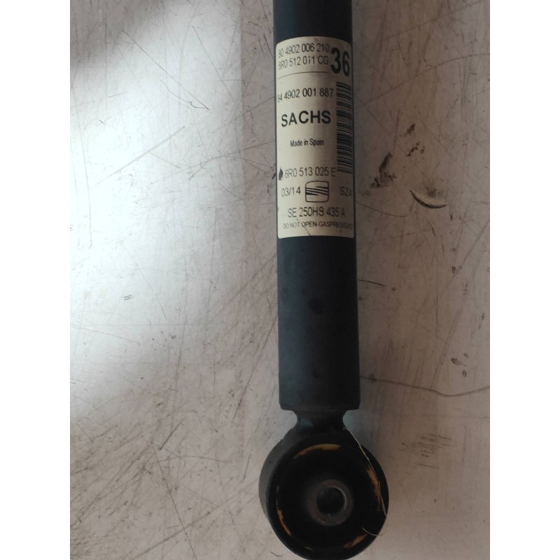 Recambio de amortiguador trasero derecho para seat ibiza (6j5) 1.6 tdi referencia OEM IAM 6R0512011CG 804902006210 6R0513025E