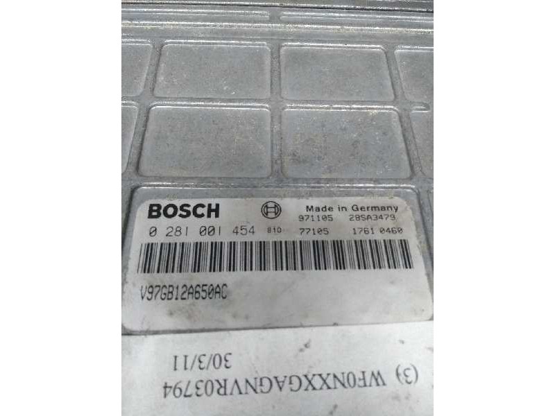 Recambio de centralita motor uce para ford scorpio berl./turnier referencia OEM IAM 0281001454 V97GB12A650AC 