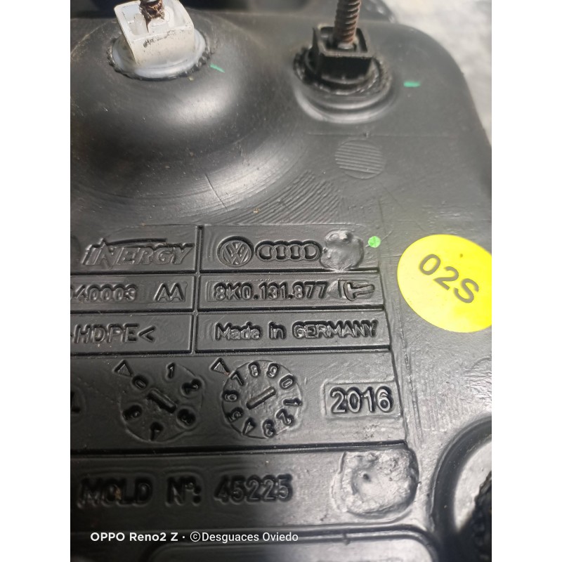 Recambio de deposito combustible para audi a5 sportback (8t) 2.0 tdi (140kw) referencia OEM IAM 4G0907355G 8K0131969 8K0131877