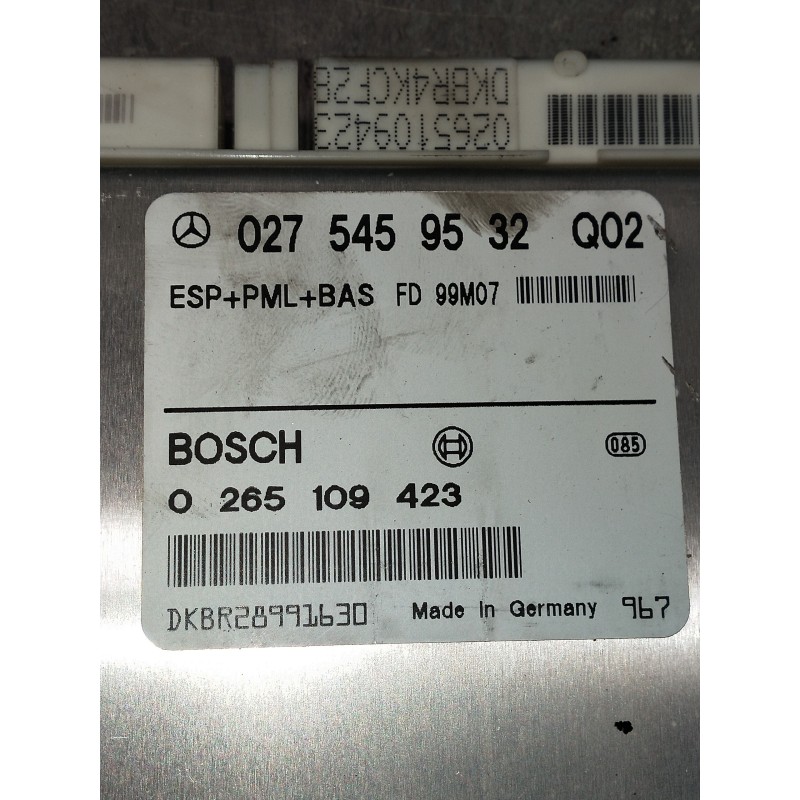 Recambio de modulo electronico para mercedes clase e (w210) berlina diesel 320 cdi (210.026) referencia OEM IAM 0275459532 02651