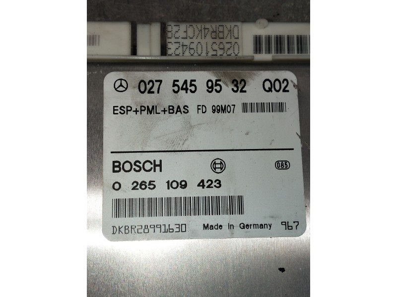 Recambio de modulo electronico para mercedes clase e (w210) berlina diesel 320 cdi (210.026) referencia OEM IAM 0275459532 02651