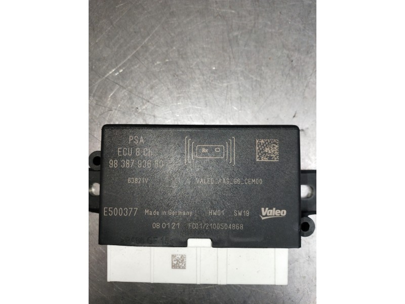 Recambio de modulo electronico para opel corsa f gs line referencia OEM IAM 9838793680  