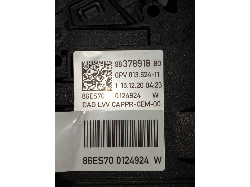 Recambio de potenciometro pedal para opel corsa f gs line referencia OEM IAM 9837891880  