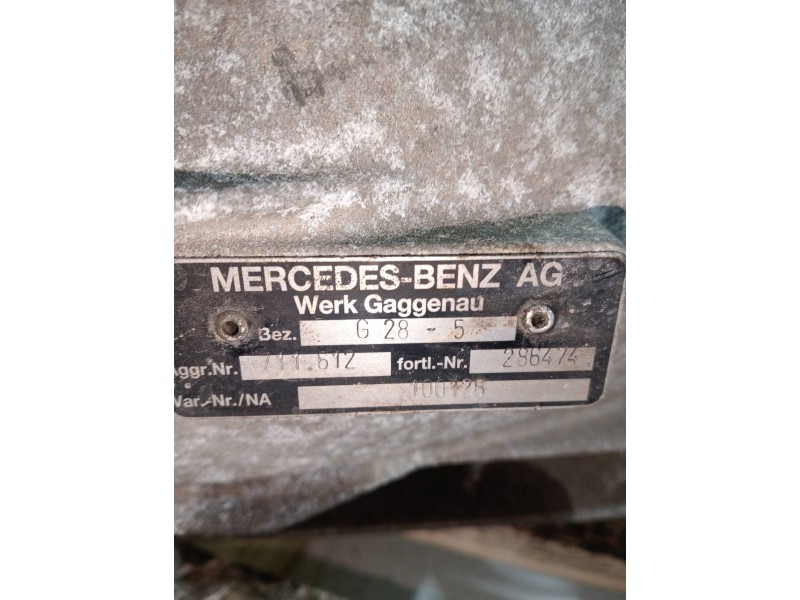 Recambio de caja cambios para mercedes sprinter (w901,w904) caja cerr. referencia OEM IAM 711612 286474 100126 G285 5V