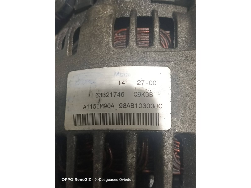 Recambio de alternador para ford focus berlina (cak) ambiente referencia OEM IAM 98AB10300JC  