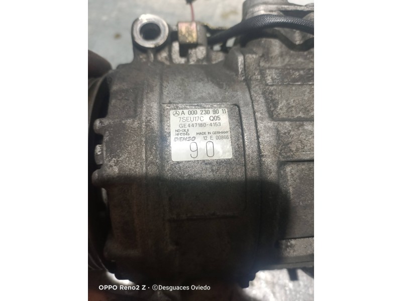 Recambio de compresor aire acondicionado para mercedes clase clk (w209) coupe 270 cdi (209.316) referencia OEM IAM A0002309011 7