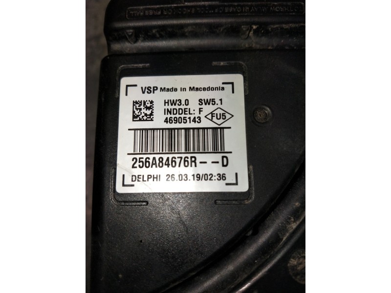 Recambio de claxon para renault zoe limited referencia OEM IAM 256A84676R  