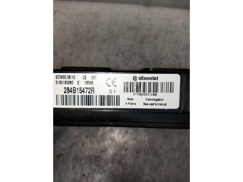 Recambio de modulo electronico para renault zoe limited referencia OEM IAM 284B15472R  