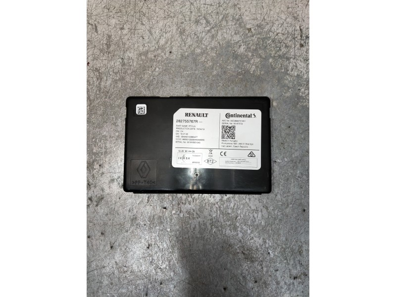 Recambio de modulo electronico para renault zoe limited referencia OEM IAM 28275576R A2C9583741601 