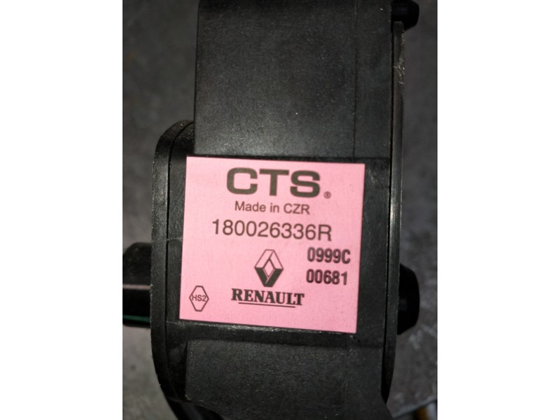 Recambio de potenciometro pedal para renault zoe limited referencia OEM IAM 180026336R  