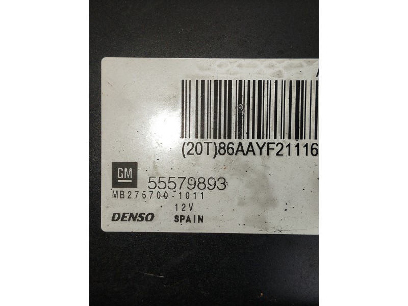 Recambio de centralita motor uce para opel astra j lim. enjoy referencia OEM IAM 55579893  