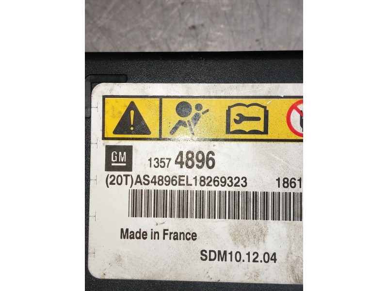 Recambio de centralita airbag para opel astra j lim. enjoy referencia OEM IAM 13574896  