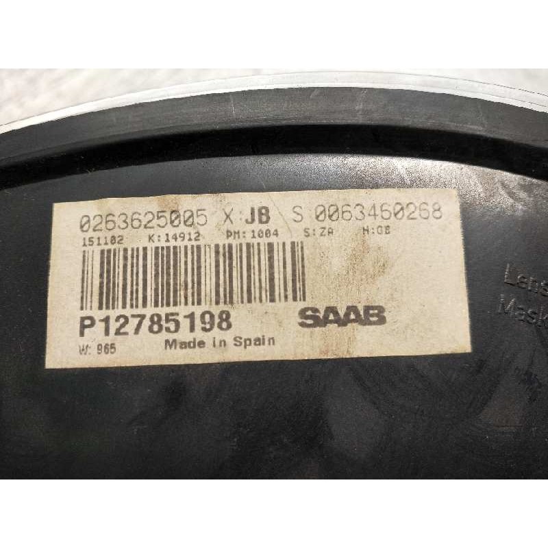 Recambio de cuadro instrumentos para saab 9-3 berlina 2.2 tid arc referencia OEM IAM 0263625005 P12785198 0063460268