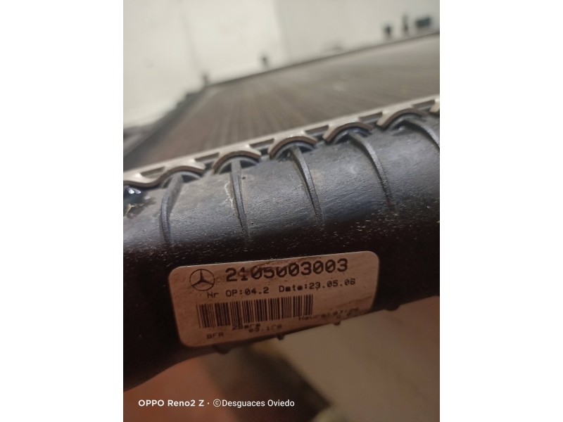 Recambio de radiador agua para mercedes clase e (w210) berlina 230 (210.037) referencia OEM IAM 2105003003  