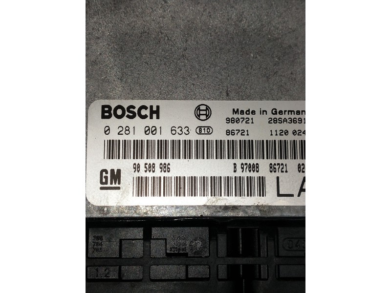 Recambio de centralita motor uce para opel vectra b berlina básico referencia OEM IAM 0281001633  