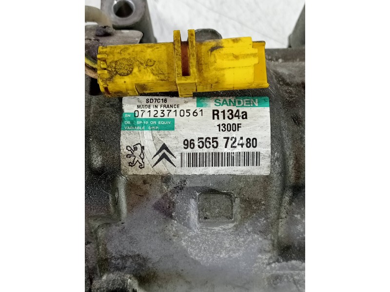 Recambio de compresor aire acondicionado para citroen c5 berlina attraction referencia OEM IAM SD7C161300F 9656572480 