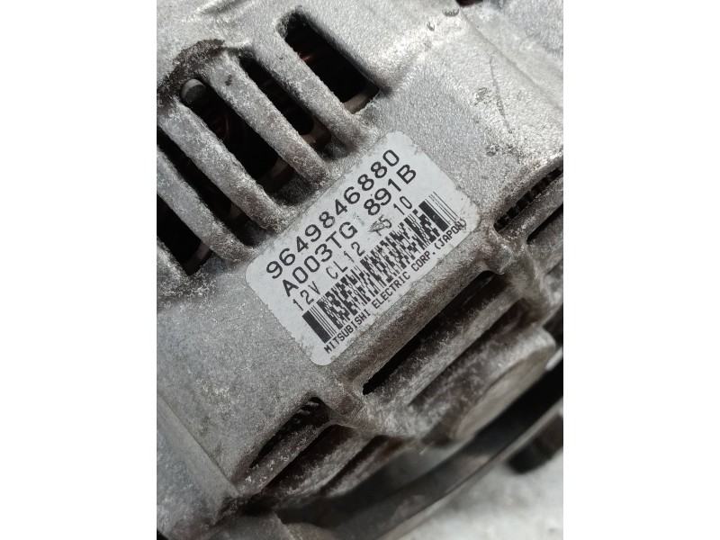 Recambio de alternador para citroen c5 berlina attraction referencia OEM IAM 9649846880  