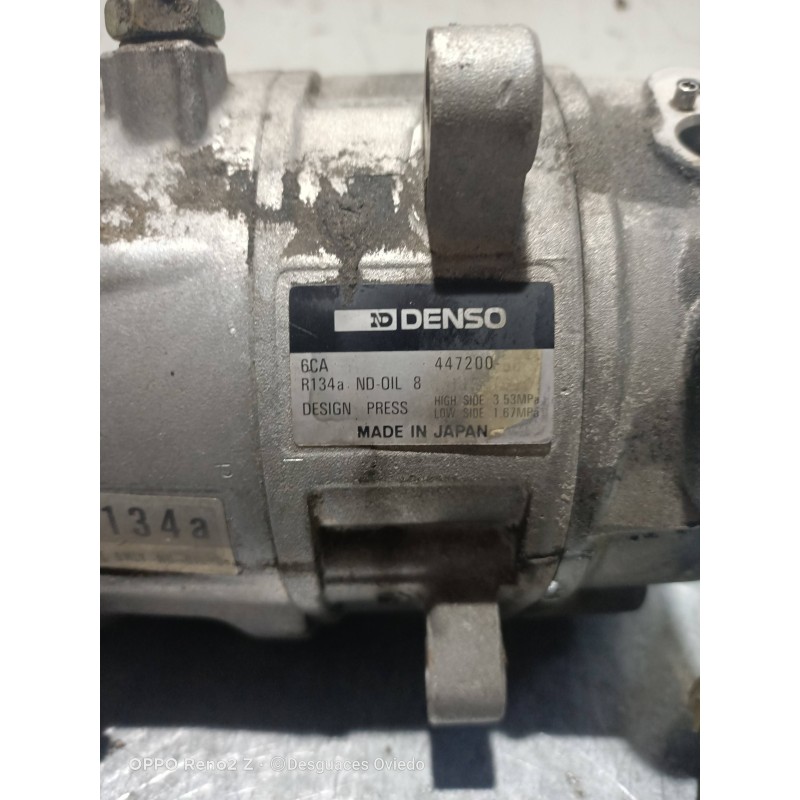 Recambio de compresor aire acondicionado para mg rover serie 800 (rs) 820 si berlina referencia OEM IAM 6CA447200  
