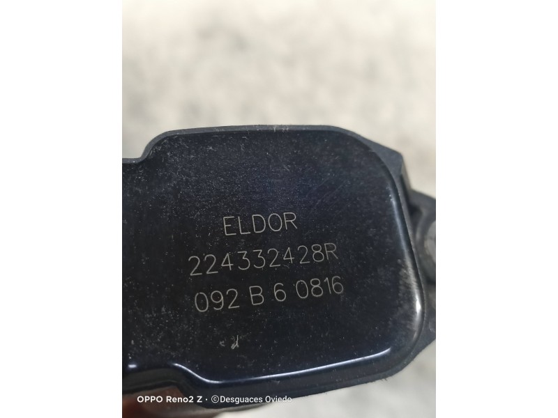 Recambio de bobina encendido para renault clio iv technofeel referencia OEM IAM 224332428R  