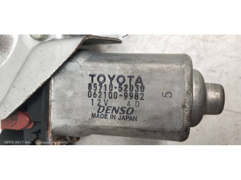 Recambio de elevalunas delantero derecho para toyota yaris (ncp1/nlp1/scp1) 1.4 d-4d linea luna referencia OEM IAM 8571052030 06