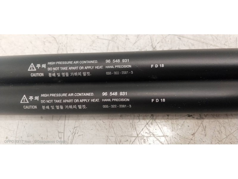 Recambio de amortiguadores capo para chevrolet lacetti se referencia OEM IAM 96548931  