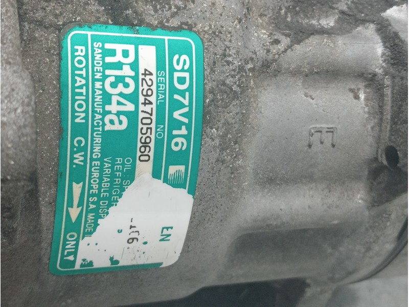 Recambio de compresor aire acondicionado para peugeot 206 berlina xn referencia OEM IAM SD7V16  