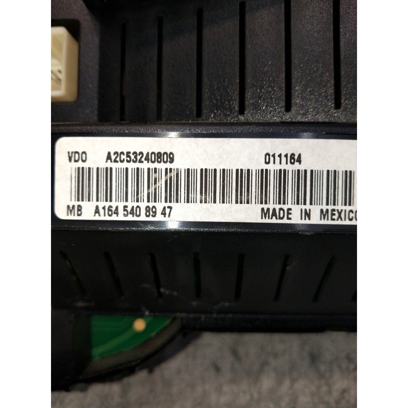 Recambio de cuadro instrumentos para mercedes clase gl (x164) 420 cdi 4-matic (164.828) referencia OEM IAM A1645408947 A2C532408