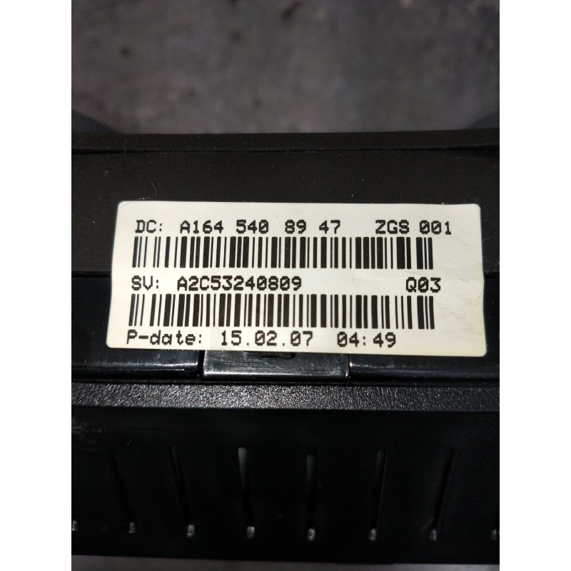 Recambio de cuadro instrumentos para mercedes clase gl (x164) 420 cdi 4-matic (164.828) referencia OEM IAM A1645408947 A2C532408