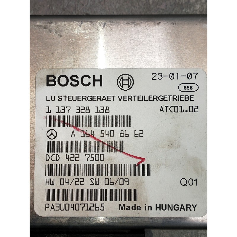 Recambio de modulo electronico para mercedes clase gl (x164) 420 cdi 4-matic (164.828) referencia OEM IAM 1137328138 A1645408662