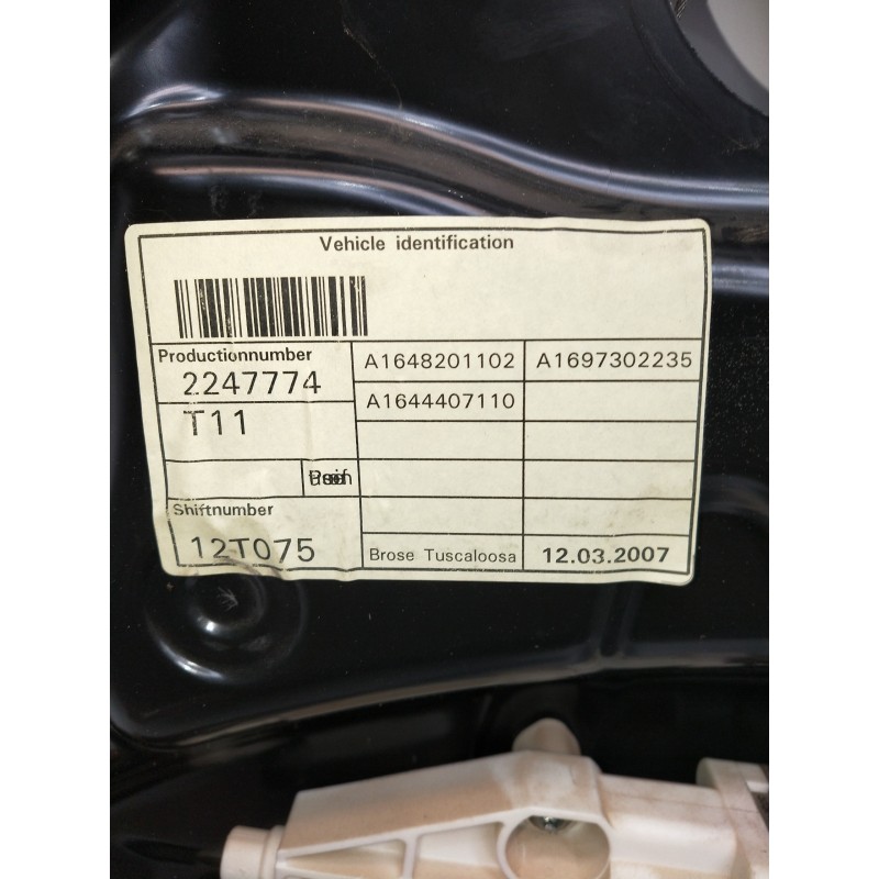 Recambio de elevalunas trasero derecho para mercedes clase gl (x164) 420 cdi 4-matic (164.828) referencia OEM IAM A1648201102 A1