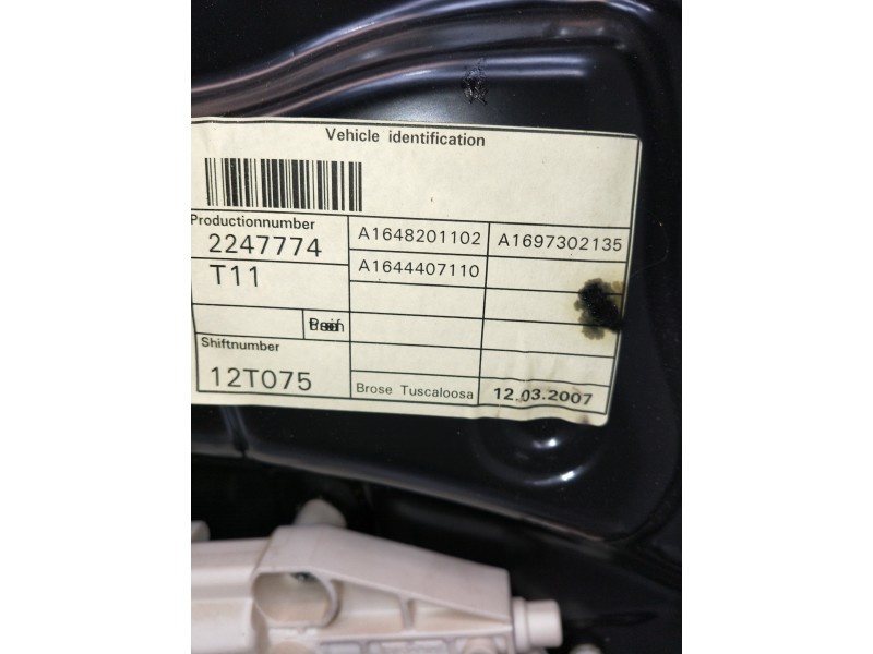 Recambio de elevalunas trasero izquierdo para mercedes clase gl (x164) 420 cdi 4-matic (164.828) referencia OEM IAM A1648201102 