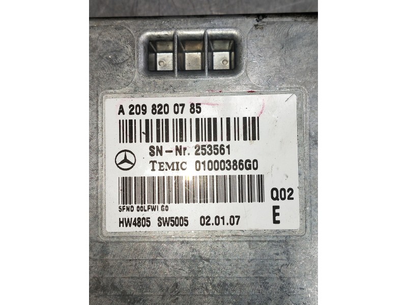 Recambio de modulo electronico para mercedes clase gl (x164) 420 cdi 4-matic (164.828) referencia OEM IAM 0100038G0 A2098200785 