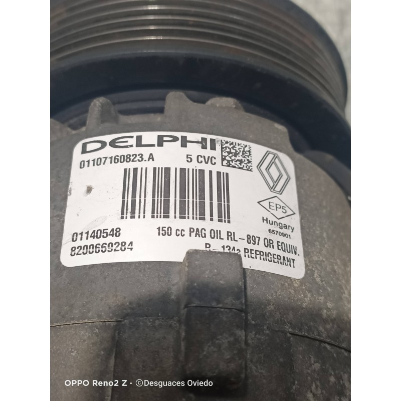 Recambio de compresor aire acondicionado para renault scenic ii grand confort dynamique referencia OEM IAM 8200669284 0110716082