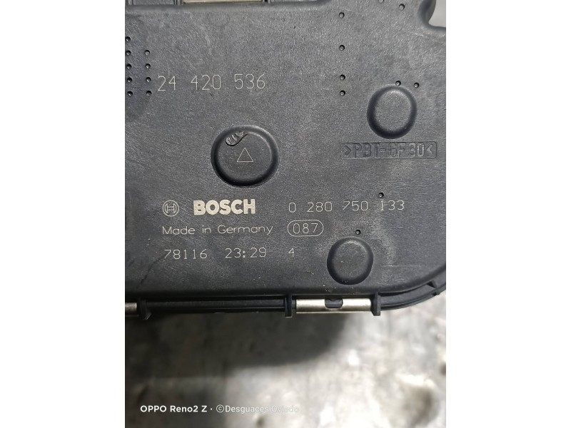 Recambio de caja mariposa para opel corsa d cmon referencia OEM IAM 0280750133 24420536 