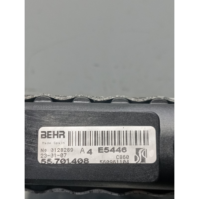 Recambio de radiador agua para opel corsa d cmon referencia OEM IAM 55701408  