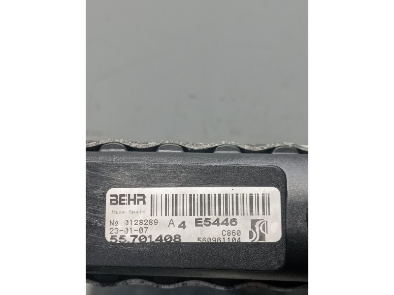 Recambio de radiador agua para opel corsa d cmon referencia OEM IAM 55701408  