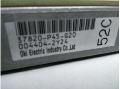 Recambio de centralita motor uce para honda accord berlina (cc/ce) 2.0 cat referencia OEM IAM 37820P45G20 52C  2