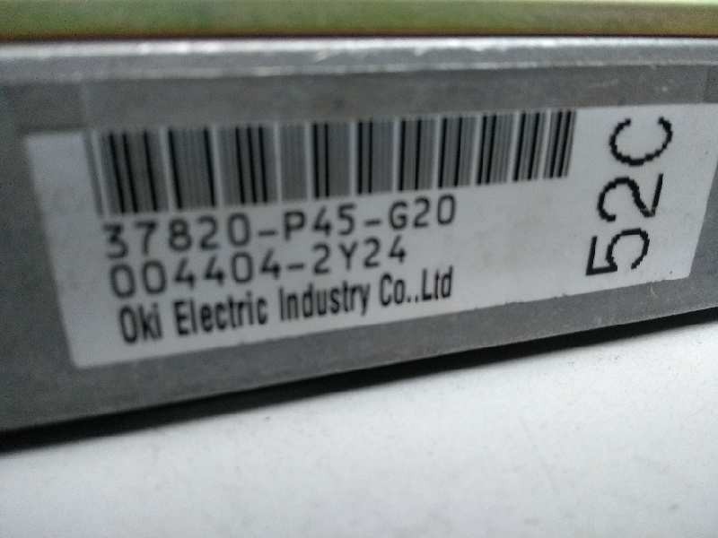 Recambio de centralita motor uce para honda accord berlina (cc/ce) 2.0 cat referencia OEM IAM 37820P45G20 52C 