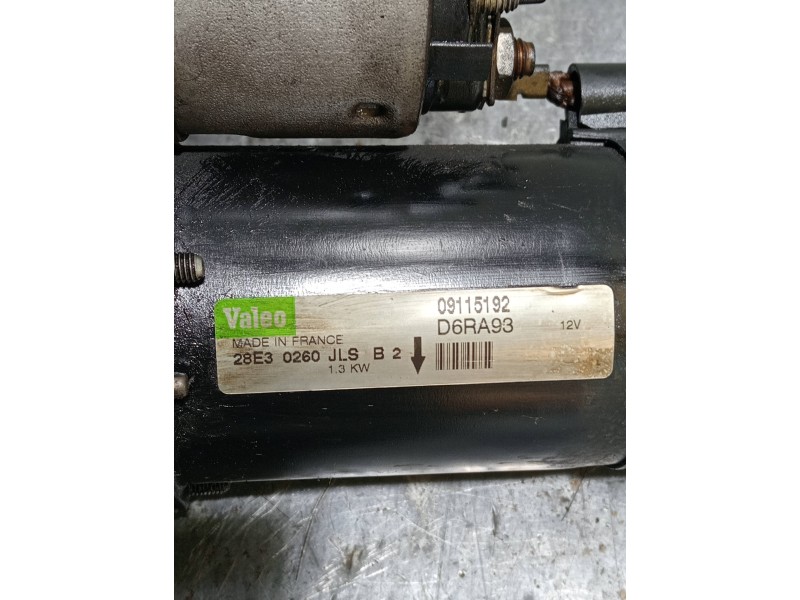 Recambio de motor arranque para opel corsa c cosmo referencia OEM IAM 28E30260JLS D6RA93 