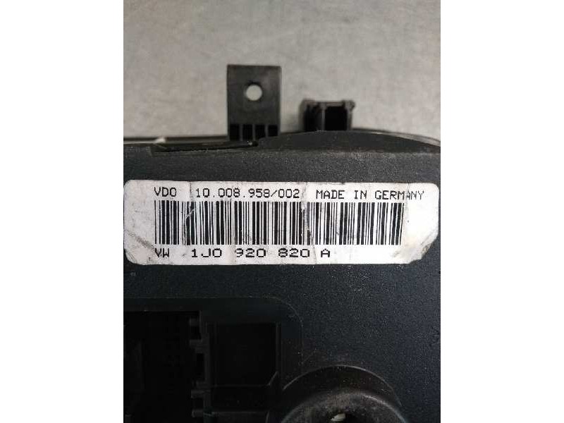 Recambio de cuadro instrumentos para volkswagen golf iv berlina (1j1) referencia OEM IAM 1J0920820A 110008958002 