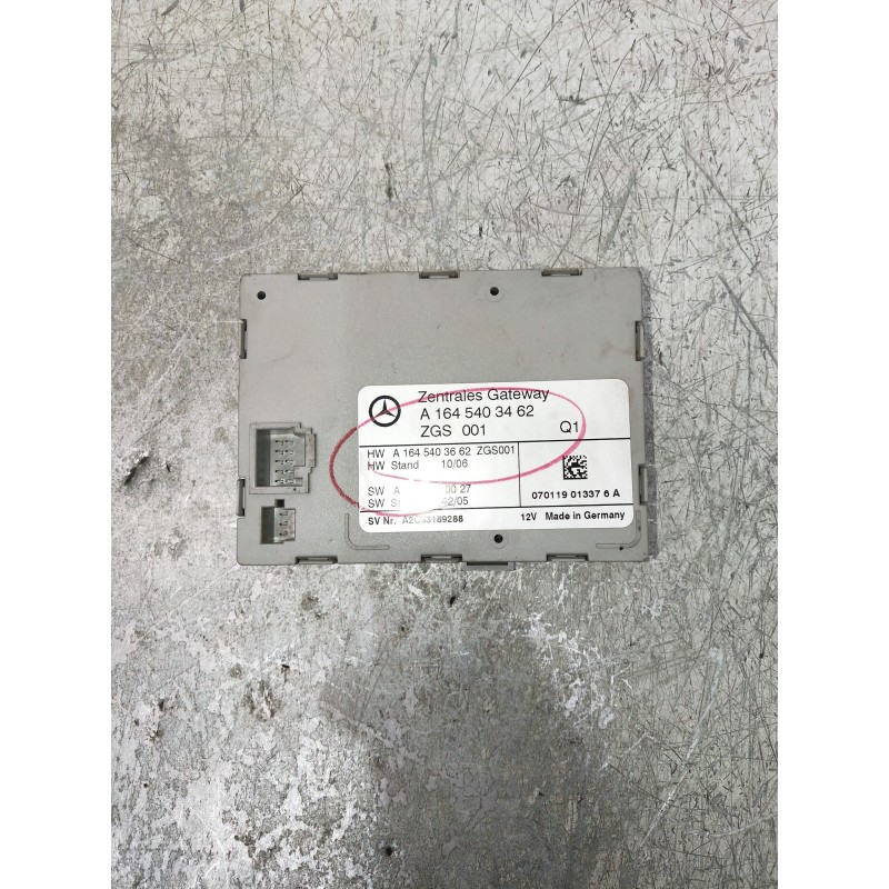Recambio de modulo electronico para mercedes clase gl (x164) 420 cdi 4-matic (164.828) referencia OEM IAM A1645403462  