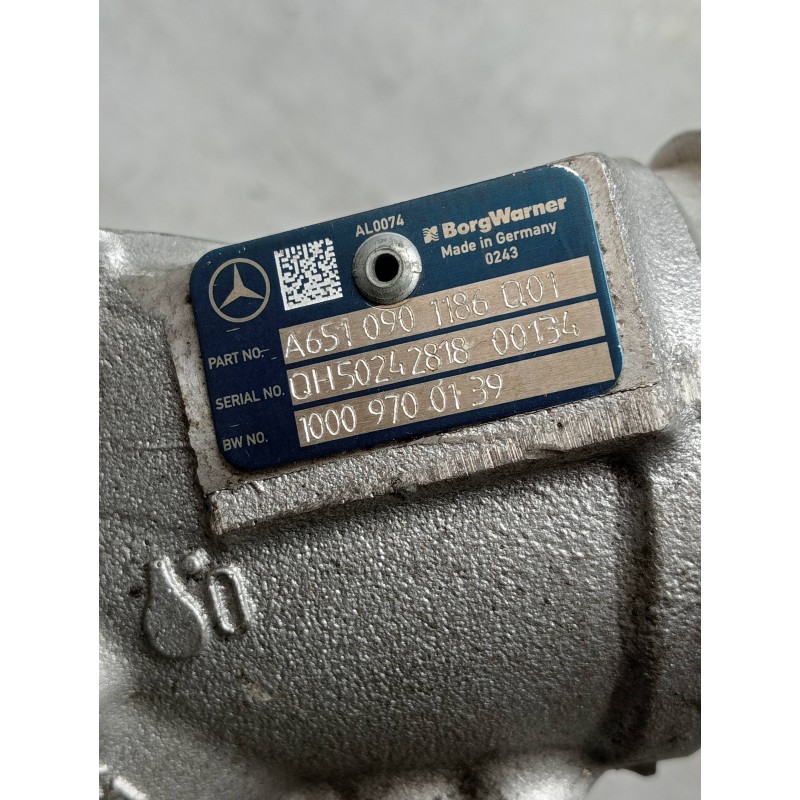 Recambio de turbocompresor para mercedes clase c (w205) lim. c 220 cdi bluetec (205.004) referencia OEM IAM A6510901186 10009700