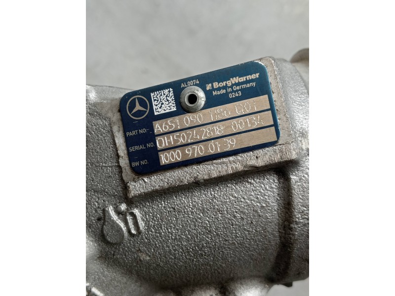 Recambio de turbocompresor para mercedes clase c (w205) lim. c 220 cdi bluetec (205.004) referencia OEM IAM A6510901186 10009700