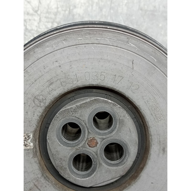 Recambio de polea cigueñal para mercedes clase c (w205) lim. c 220 cdi bluetec (205.004) referencia OEM IAM A6510351712  