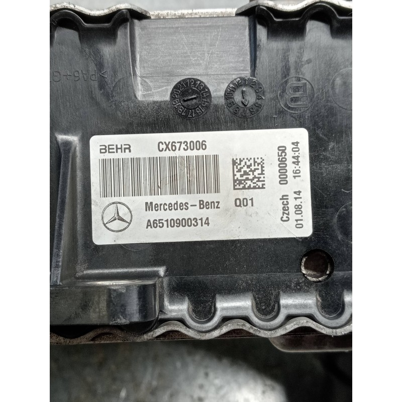 Recambio de intercooler para mercedes clase c (w205) lim. c 220 cdi bluetec (205.004) referencia OEM IAM A6510900314  