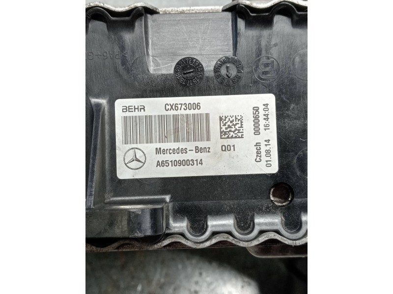 Recambio de intercooler para mercedes clase c (w205) lim. c 220 cdi bluetec (205.004) referencia OEM IAM A6510900314  